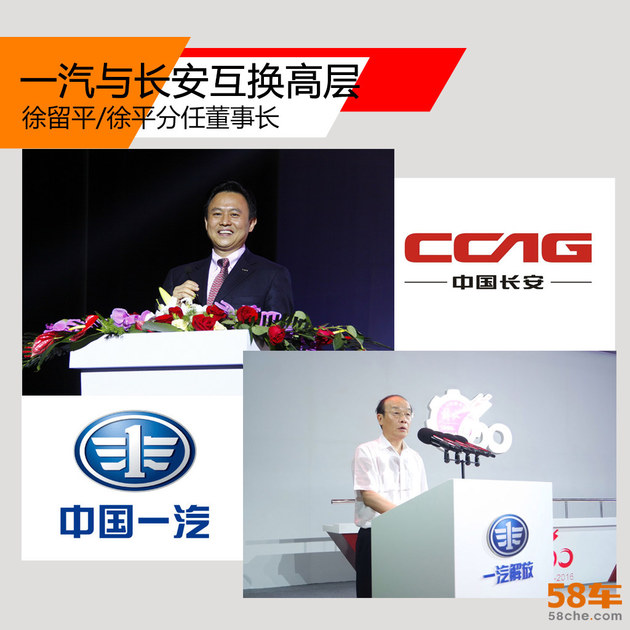 一汽与长安互换高层 徐留平/徐平任董事长