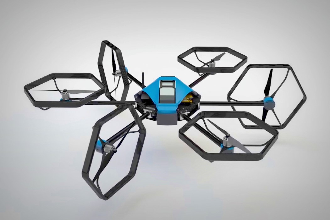 垂直起降还能翻滚 这台无人机可比战狼2里的酷多了