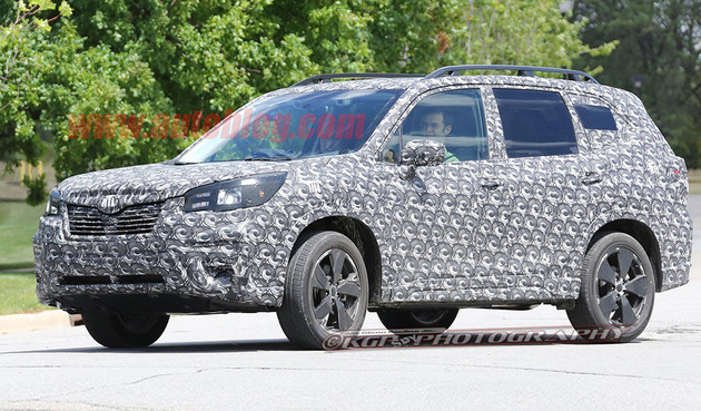 斯巴鲁全新森林人谍照曝光 或年底亮相