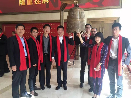 “卓锐科技”敲响新三板挂牌的钟声