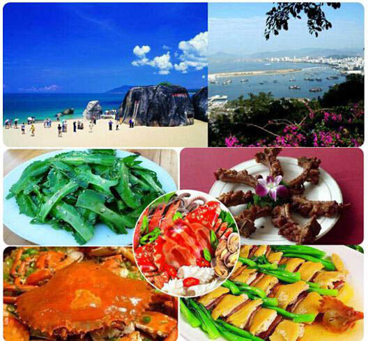 三亚的美景、美食