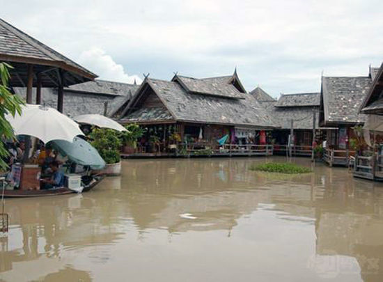 四方水上市场 四合镇水乡