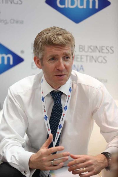 澳大利亚旅游局大中华区总经理钟仕堂（Tim Jones）在会上发言