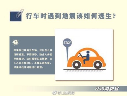 行车时遇到地震该如何自救逃生？