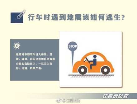 行车时遇到地震该如何自救逃生？