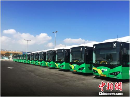 即将于以色列运营的比亚迪纯电动大巴车队