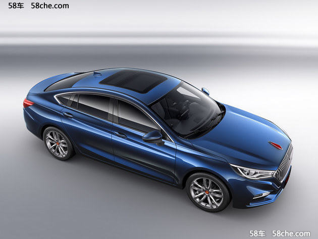 年轻人的购车新宠 红旗H5蓝色涂装露出