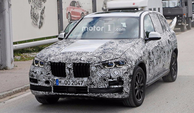 全新宝马X5最新谍照曝光 配备激光大灯