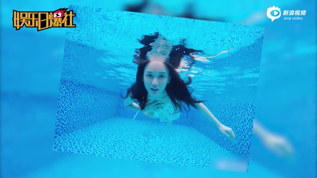 陈乔恩素颜化身梦幻美人鱼