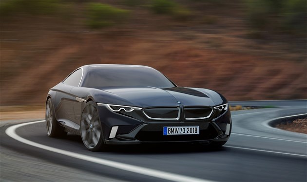 宝马Z3 Coupe渲染图曝光 参考8系设计理念