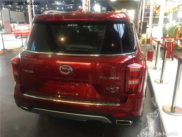 成都车展探馆 广汽传祺GS7实车图片曝光