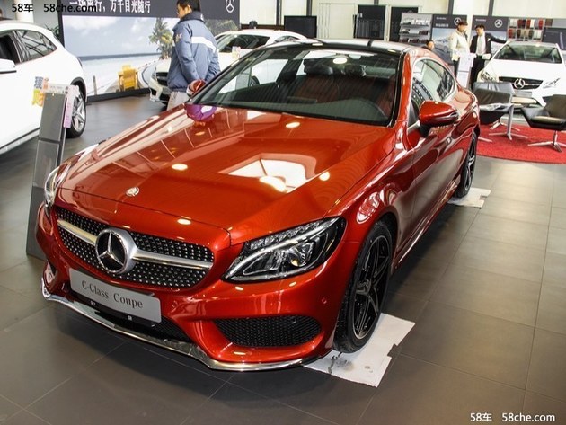成都车展探馆 奔驰c300 coupe特别版