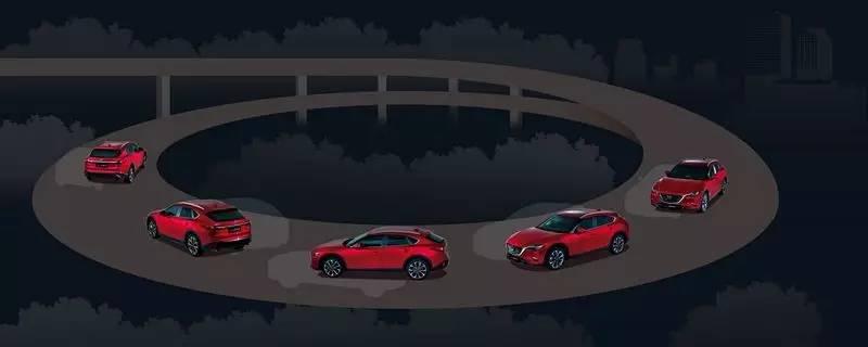 黑色阴影为未加装GVC系统的过弯线路