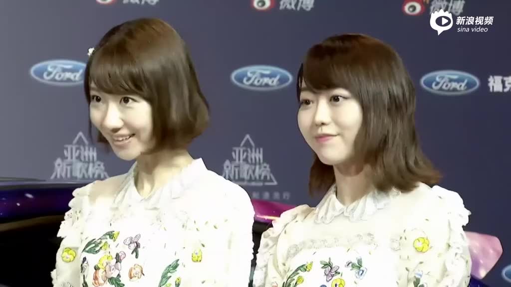 亚洲新歌榜AKB48亮相红毯