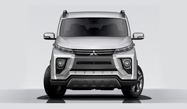 三菱Delica概念车官图曝光 或10月发布