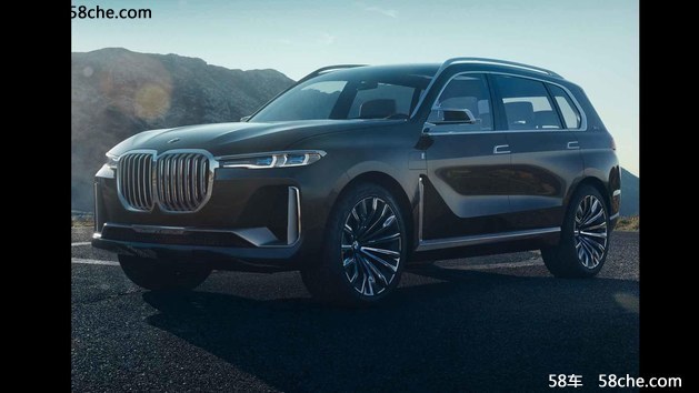 2017法兰克福车展 宝马X7概念车渲染图