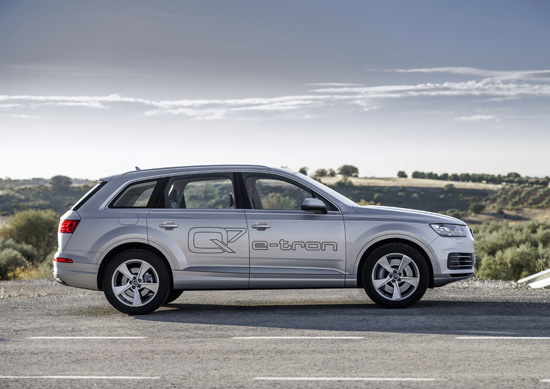 从全新奥迪Q7 e-tron出发解读奥迪新能源符号e-tron