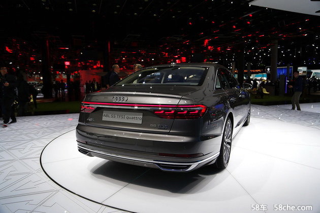 2017法兰克福车展 奥迪新A8首次车展亮相