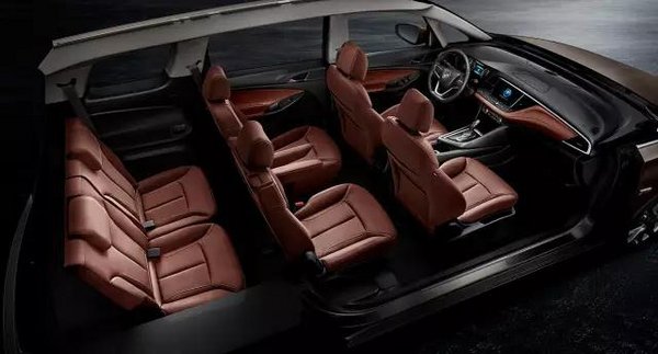 别克全新MPV-GL6采用6座布局 多达43处储物空间-图1