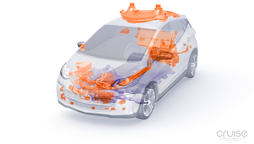 前瞻技术，通用自动驾驶汽车,通用自动驾驶电动汽车