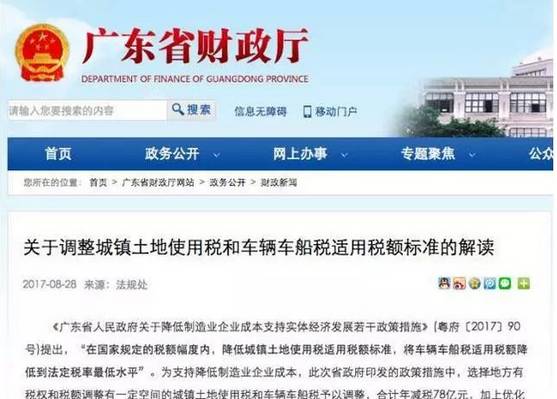 2018年这个省车船税将下调，最大降幅高达66.7%