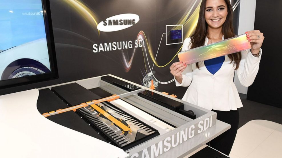 三星在法兰克福车展发布首款电动车电池