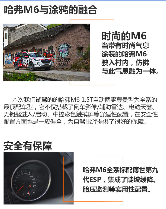 哈弗M6色彩之旅体验 探寻涂鸦村金满坑