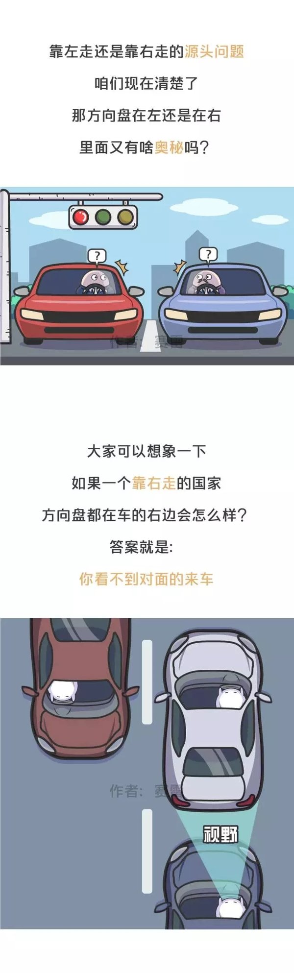 为什么外国人靠左开车？今天总算知道了