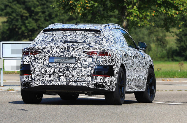 奥迪SQ8谍照曝光 瞄准宝马X6 M明年亮相