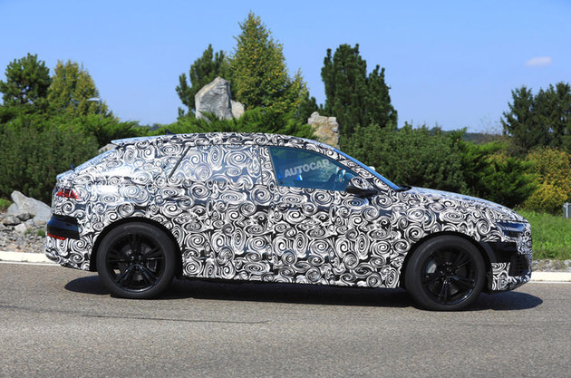 奥迪SQ8谍照曝光 瞄准宝马X6 M明年亮相