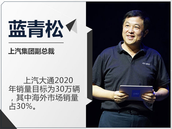 上汽大通销量目标增长5.5倍 主攻海外市场-图1