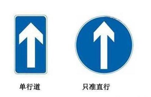 4,直行和单行道减速让行:表示该路段的车辆应该减速让行,告示车辆驾驶