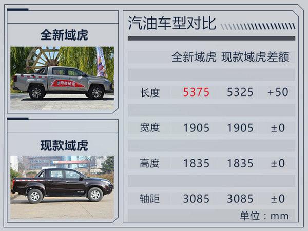 江铃全新域虎将于明日正式上市 动力大幅提升-图1