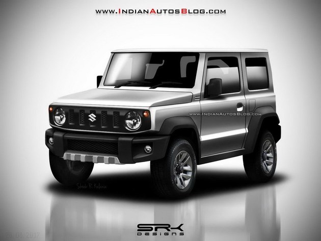 曝铃木全新吉姆尼效果图 25日车展亮相