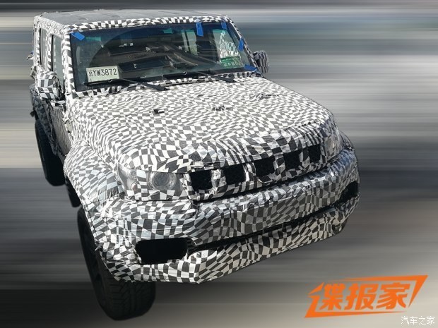 新款北京BJ40L谍照曝光 或广州车展亮相