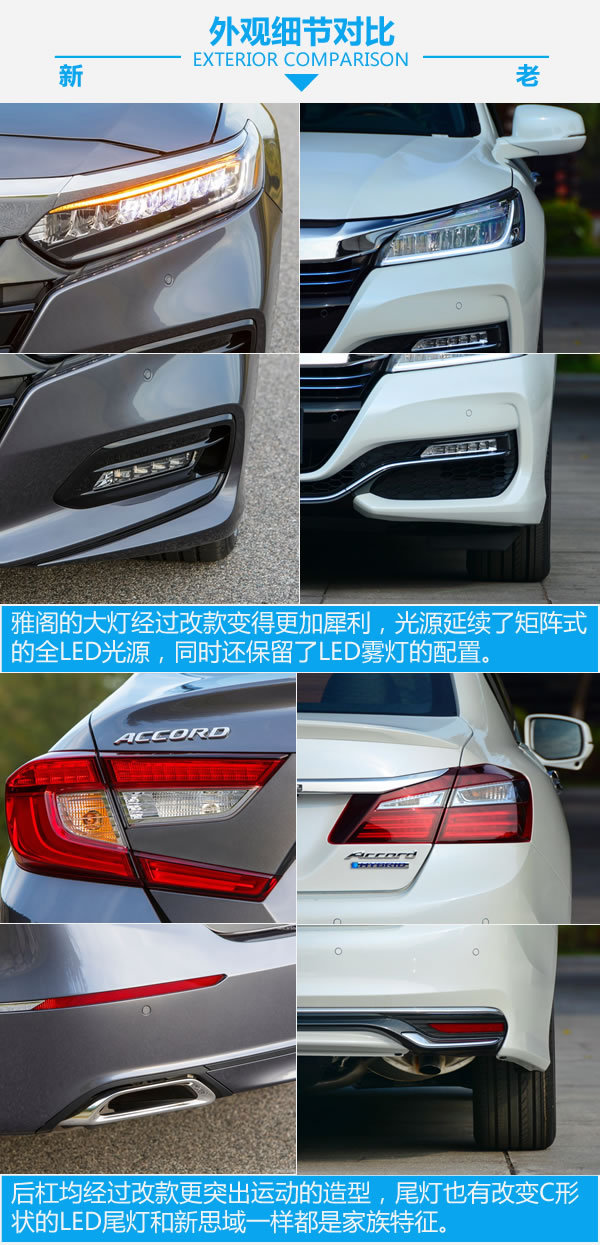 本田黑科技又要放大招了 本田雅阁新老对比-图4
