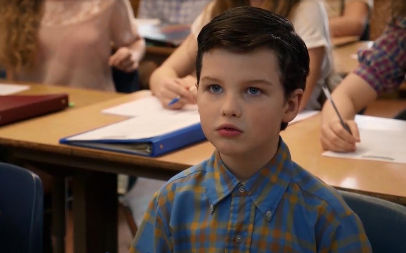 小谢尔顿的第一天高中生活,天才也是不容易啊