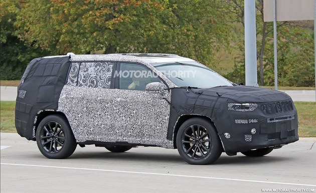 Jeep全新7座SUV谍照曝光 明年正式亮相