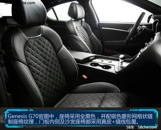 现代版“BMW 3系” Genesis G70官图解析