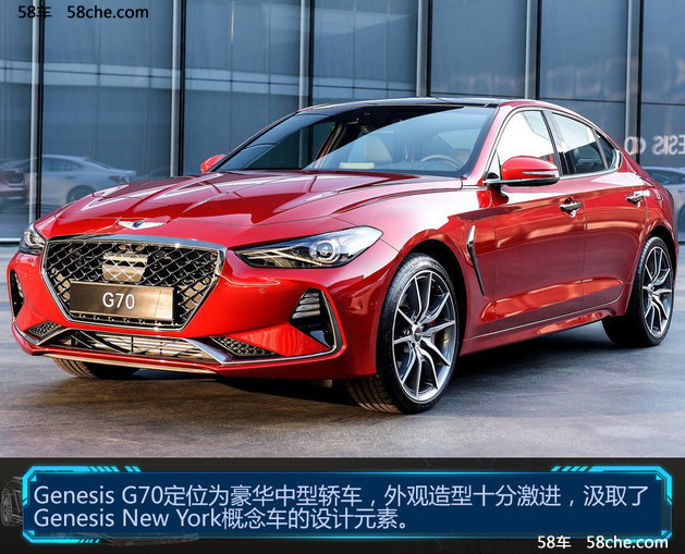 现代版“BMW 3系” Genesis G70官图解析