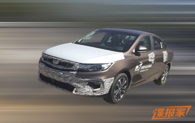 新款帝豪GL内饰谍照 或搭载1.4T发动机