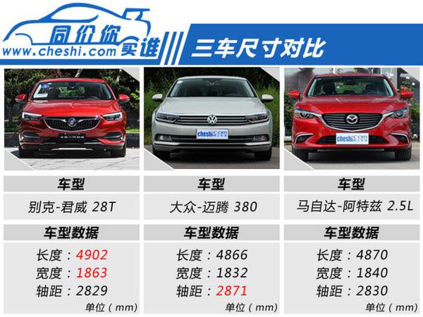三英战吕布 三款可以PK全新十代雅阁的中型车-图1