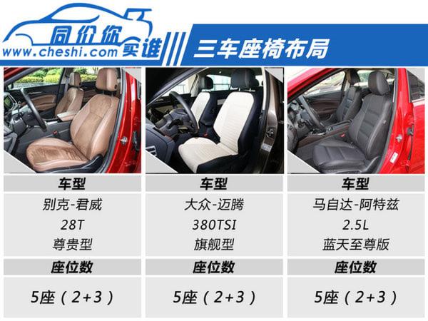 三英战吕布 三款可以PK全新十代雅阁的中型车-图2