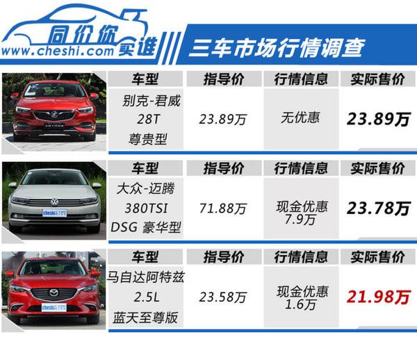 三英战吕布 三款可以PK全新十代雅阁的中型车-图5