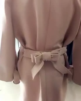 风衣腰带系法图解视频_风衣腰带背后系法图解