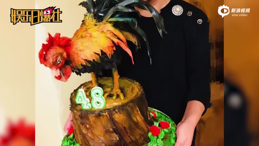 高晓松生日蛋糕是一只雄鸡