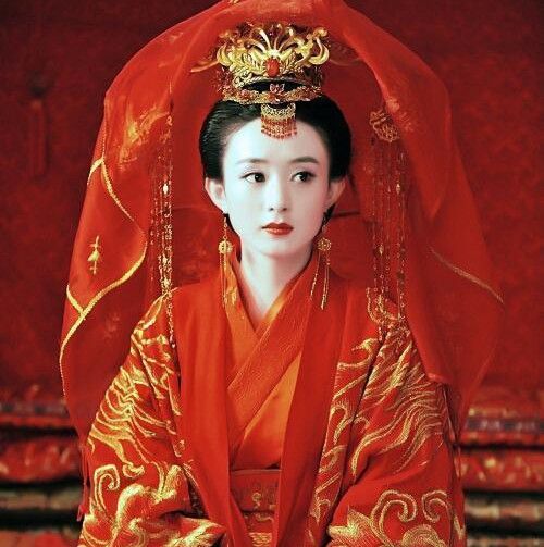 六位穿着古代新娘服的女星,个个倾国倾城,你想娶谁?