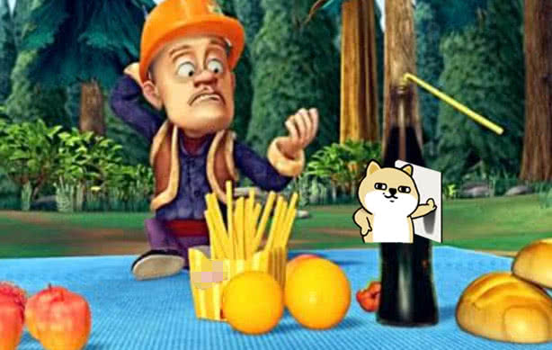 为什么说光头强是富二代?看看他吃的食物,你吃得起吗?