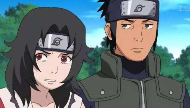 是木叶村一名非常出色的上忍,夕阳红也是木叶村的上忍,第八班油女志乃