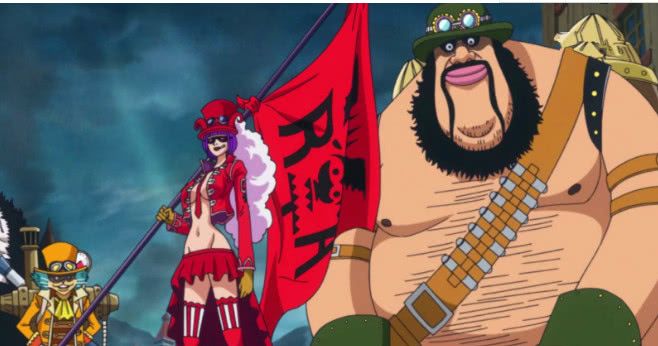 海贼王880话第一个拥有恶魔果实的巨人西军军队长莫里登场